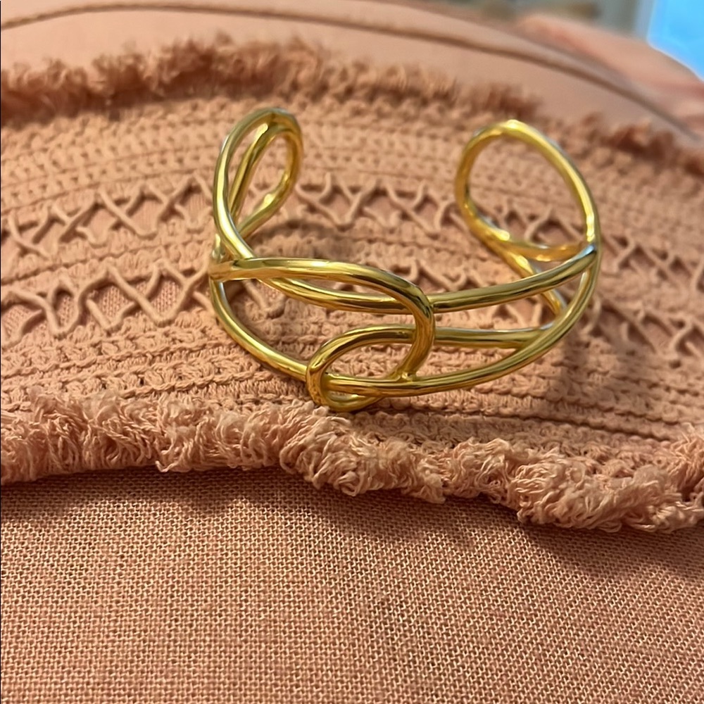 Kendra Scott Gold Artisanal Wire Bracelet